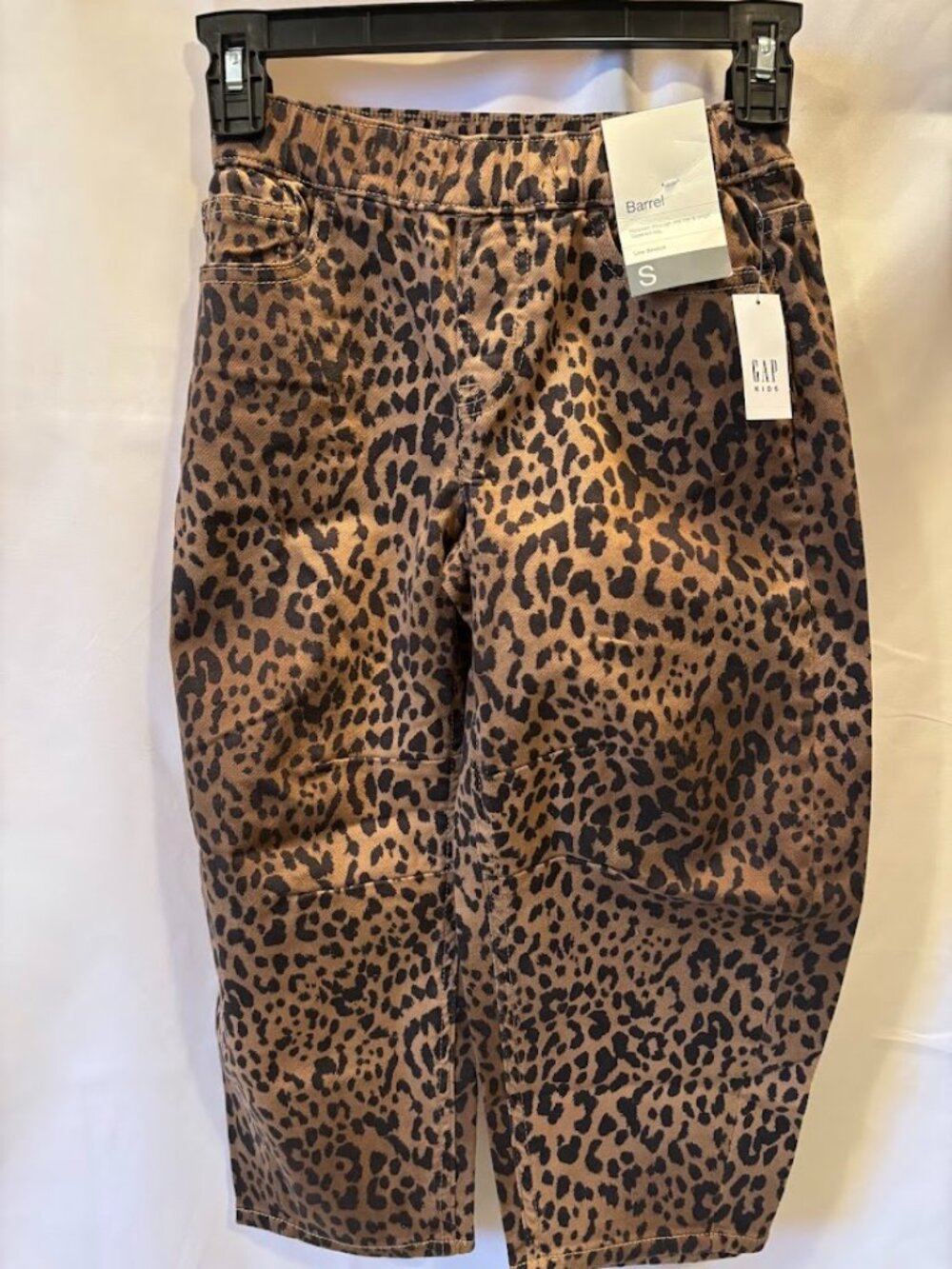 NWT GAP KIDS Leopard Jeans (Low Stretch) - Size Small (6-7)